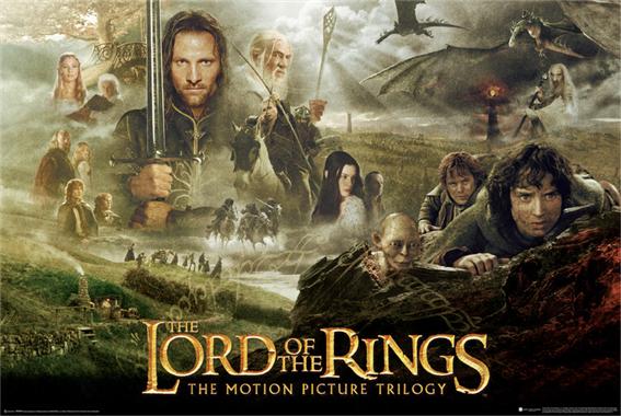 영화 '반지의 제왕'의 포스터